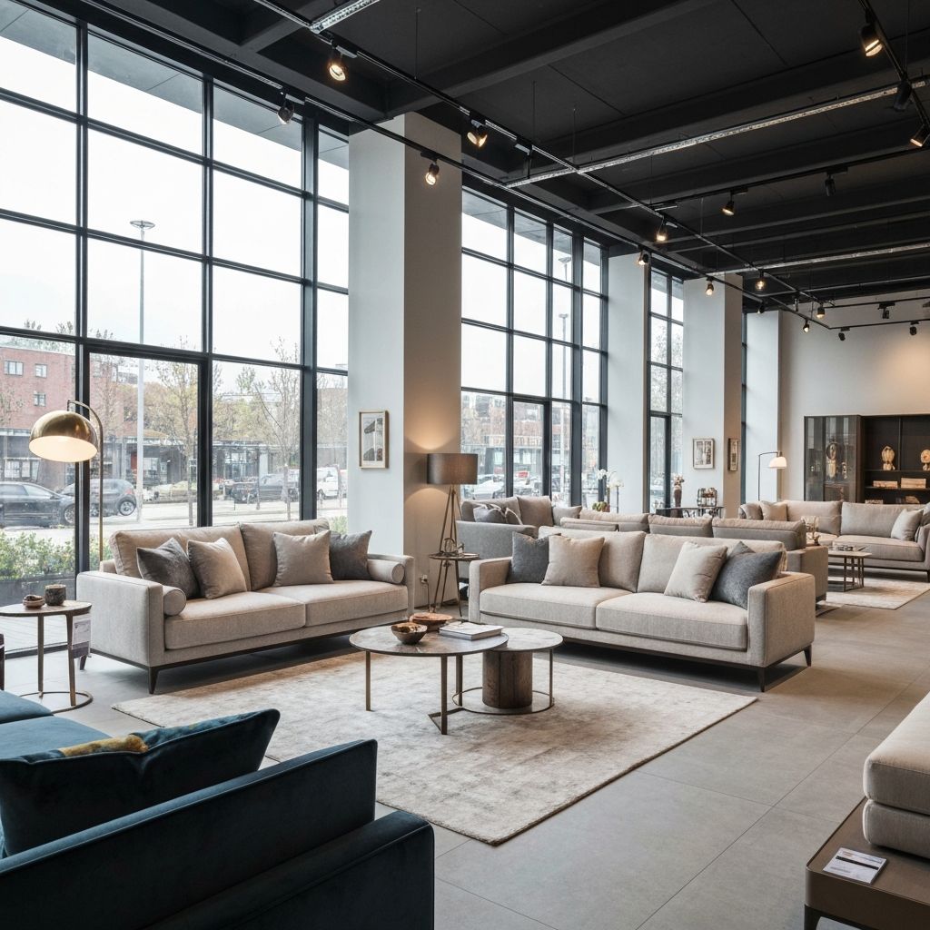 Luxury furniture showroom
